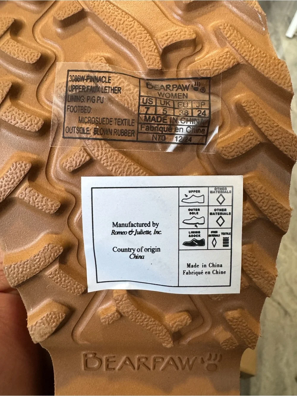 BearPaw Pinnacle Brown Platform Sandals
